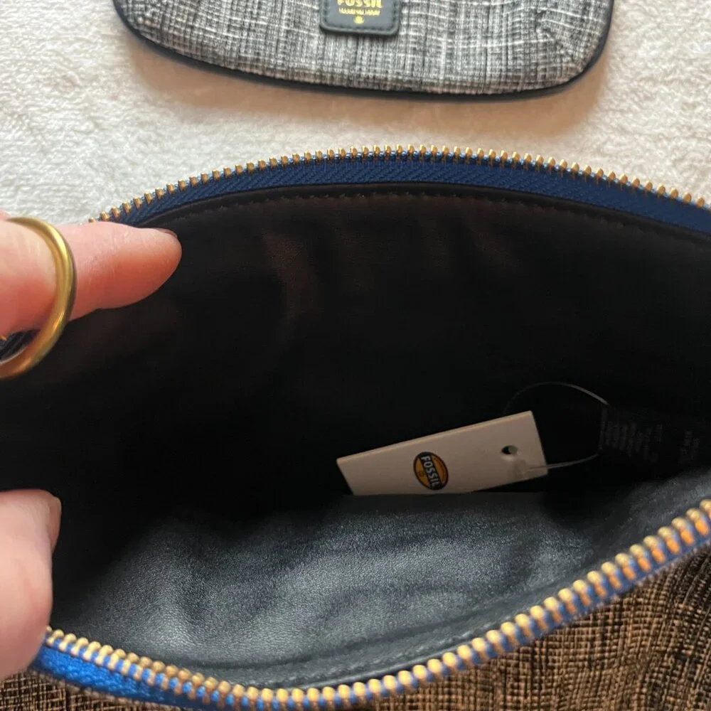 NWT Fossil 2 Makeup bags